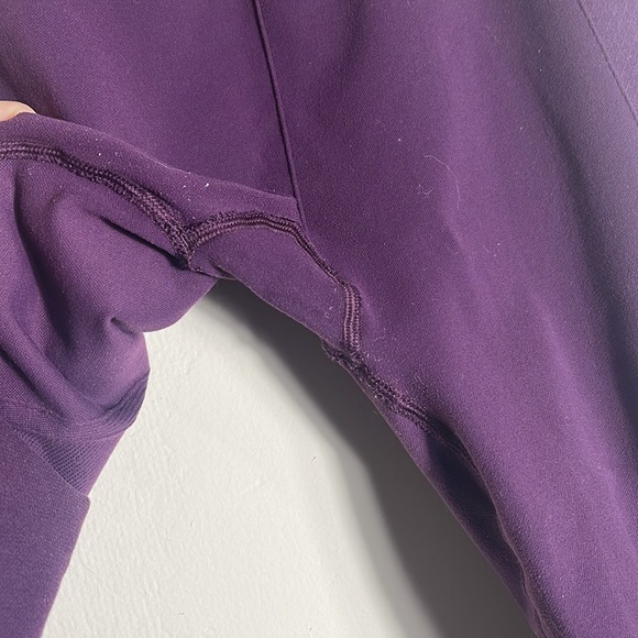 Lululemon Flow & Go Tight High Waist Purple Leggings 7/8 Length - Picture 5 of 8